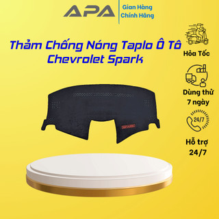 Thảm taplo ô tô lông cừu 📌HÀNG LOẠI I📌 xe Chevrolet SPARK  chống nóng có 3 lớp chống trượt