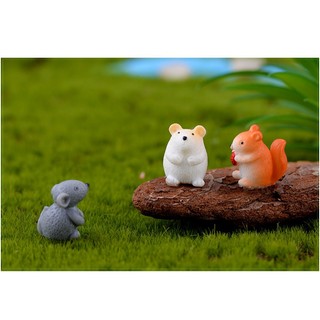 Thú mini trang trí tiểu cảnh, sen đá, sân vườn