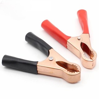 Combo 2 cái kẹp acquy đỏ + đen loại tốt chắc chắn 50a-75a-200a