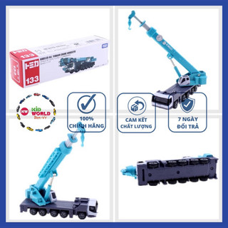 Xe mô hình tomica box tải dài cần cẩu kobelco all terrain crane kmg5220. no.133. tỷ lệ 1:113.