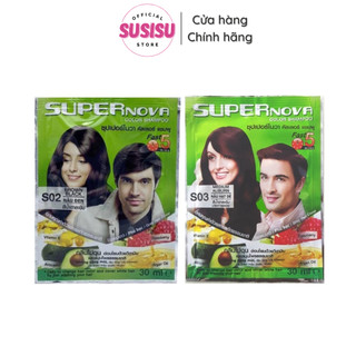 Dầu gội nhuộm SUPER NOVA Color Shampoo 30ml chiết xuất thảo dược