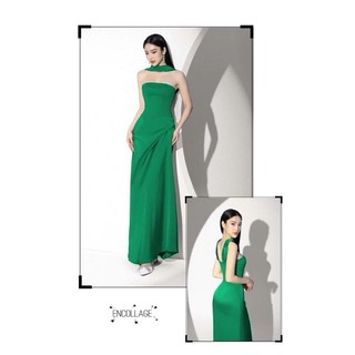 Đầm dạ hội cúp ngực dây choàng cổ