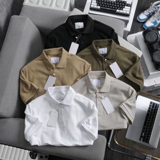 Áo polo nam h2t lục giác premium basic color 1730