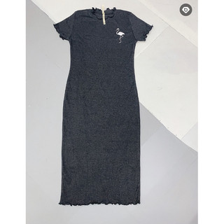 Đầm thun gân body BVForever