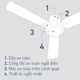 Quạt trần Panasonic model F-60XDN (màu trắng, màu đen - 9 chế độ gió - 37W) - KO GỒM PHÍ LẮP