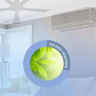 Quạt trần Panasonic model F-60TAN (màu xám bạc - 9 chế độ gió  - công suất 37W) - KHÔNG GỒM PHÍ LẮP