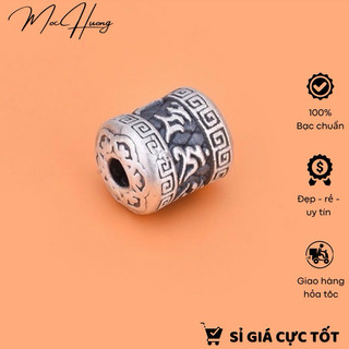 [S925] Charm bạc 3D trụ lục tự - MH688