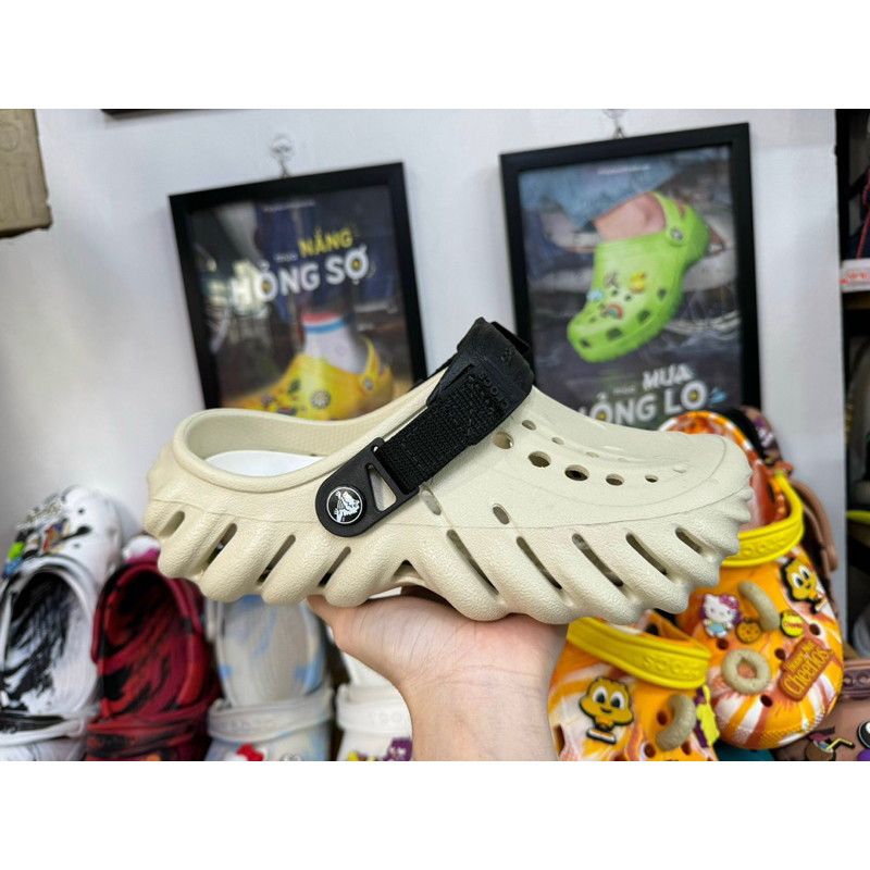 ( Chính hãng) Dép crocs Echo Clog quai dù