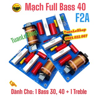 MẠCH 2 LOA XỊN SÒ F2A-  1 BASS 1 TREBLE - GIÁ 01 MACH LOA F 2A - MẠCH LOA FULL BASS 30, BASS 40