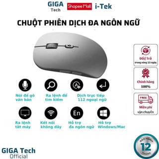 Chuột phiên dịch đa ngôn ngữ, chuyển giọng nói thành văn bản itek thông minh đa năng - Hàng chính hãng