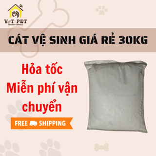  Cát Vệ Sinh Cho Mèo Giá Rẻ VN Bao 30Kg 