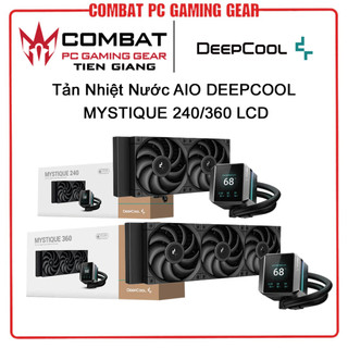 Tản nhiệt nước aio cpu deepcool mystique 240 / 360 màn hình lcd - chính hãng bh 5 năm
