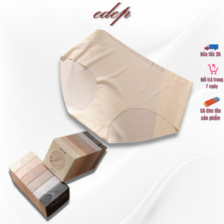 Set 6 Hộp Quần Lót Nữ Su Thạch Chất Băng Lụa Đáy Lót Kháng Khuẩn  Tàng Hình Edep Set6