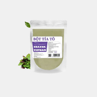 Bột lá tía tô obaxua nguyên chất 100% organic - kềm dầu, giảm mụn, mờ thâm nám, sáng da:og077:bột tía tô 250gr