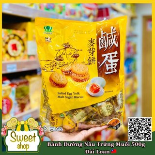Bánh quy sốt Đường nâu Trứng muối 500g - Đài Loan