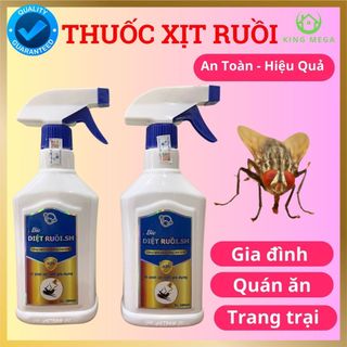 Chai xịt ruồi cánh bướm, ruồi vàng, ruồi giấm - An Toàn Dễ sử dụng -Thuốc diệt ruồi sinh học BIO SH