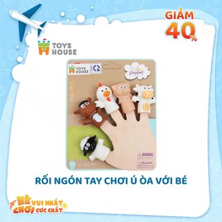Rối ngón tay chơi ú òa với bé - Toyshouse