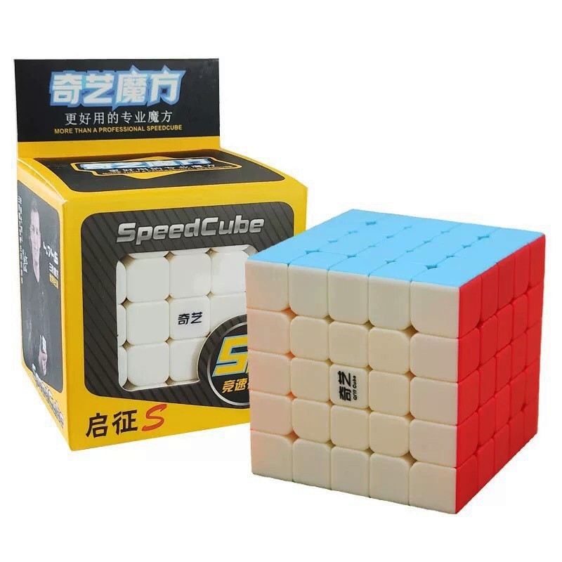 Rubik 5x5 QiYi QiZheng S 5x5 Rubic 5 Tầng Khối Lập Phương Stickerless Đồ Chơi Trí Tuệ Trẻ Em 5x5x5