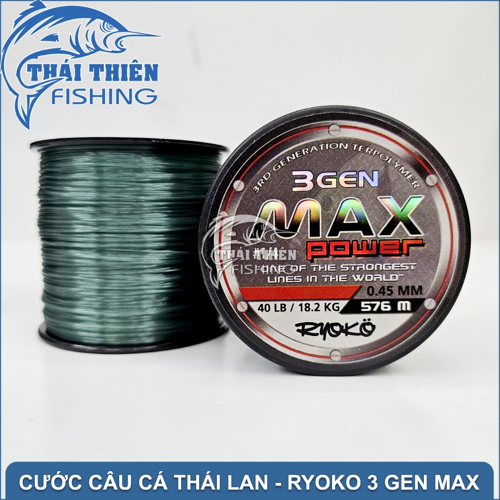 Dây Cước Câu Cá Ryoko 3 Gen Max Power