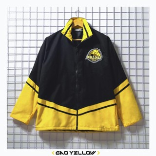 Áo Khoác Nam Nữ Unisex Kaki Lót Dù Hình Thêu Gao Vàng