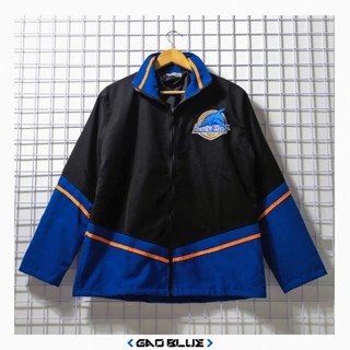 Áo Khoác Nam Nữ Unisex Kaki Lót Dù Hình Thêu Gao Xanh