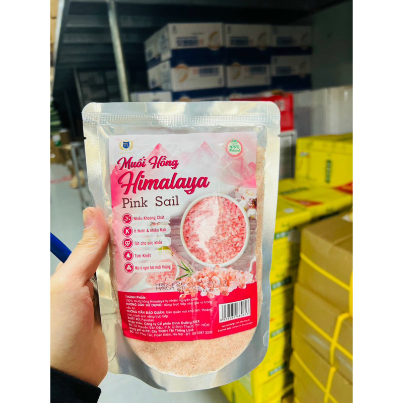 Muối hồng himalaya dạng hạt mịn