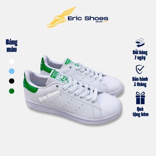 Giày thể thao nam nữ Stan Smith form basic đế bằng, Giày da trơn classic nam nữ