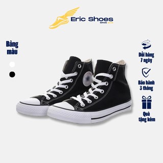 Giày thể thao nam nữ Classic cổ cao, Giày nam giày nữ basic vải canvas, Sneaker con-vơ đế bằng