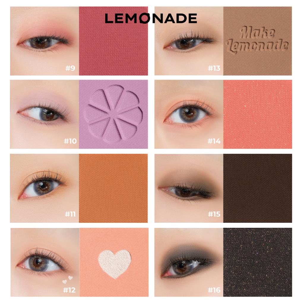 Bảng Phấn Mắt Lemonade Aesthetic Eyeshadow Palette Version 2