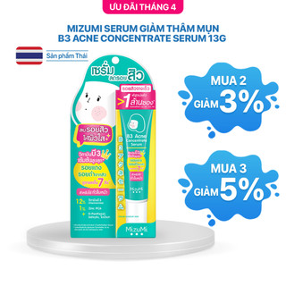 MizuMi Serum Giảm Thâm Mụn B3 Acne Concentrate Serum 13g Niacinamide + Zinc PCA