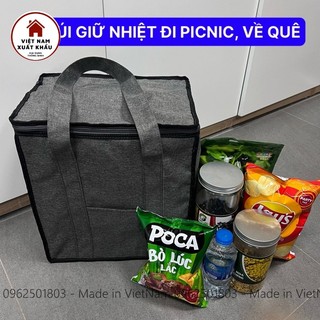 Túi giữ nhiệt thực phẩm đa năng tiện lợi về quê, picnic