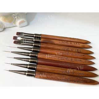 Cọ Niao cán gỗ. Cọ Niao vẽ Nail chính hãng.