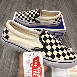 Giầy Van Classic Slip - On Checkerboard Unisex 36-43