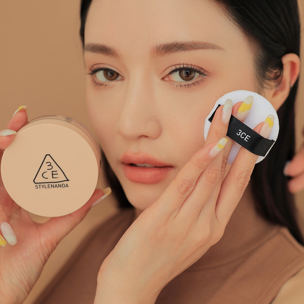 Phấn Phủ 3CE Cho Lớp Trang Điểm Tự Nhiên Bền Màu 3CE Natural Finish Loose Powder