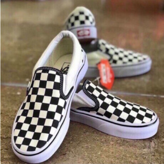 Giầy Van Classic Slip - On Checkerboard Unisex 36-43