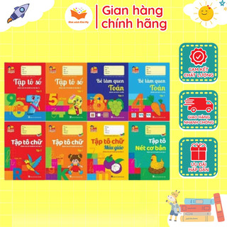 Sách - Tập Tô Bộ chuẩn bị cho bé vào lớp 1 (8 cuốn)
