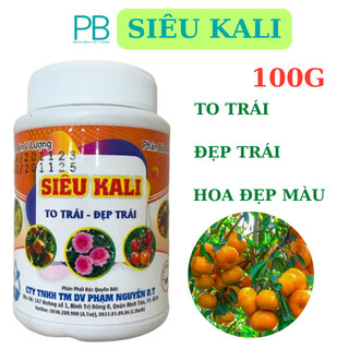 Phân bón siêu Kali 100g dùng cho hoa lan cây kiểng