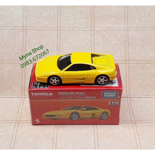 Đồ chơi mô hình tĩnh xe tomica premium, No.08 Ferrari F355 (vàng)