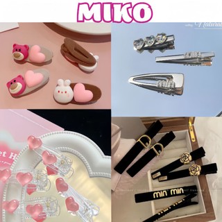Kẹp tóc mái miko hoạ tiết dễ thương nhiều mẫu chọn lựa 201a
