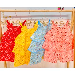 Bộ lụa dây bính xếp li bé