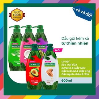 Dầu gội Palmolive kèm xả 2 trong 1 chiết xuất thiên nhiên 600ml