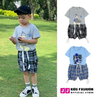 Bộ quần áo bé trai mùa hè JJ Kids - BST Xuân Hè 2024 cho trẻ em 2,3,4,5,6,7,8,9,10,11,12 tuổi