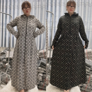 Bigsize 60-100g Áo Nắng Dài Toàn Thân Dáng Váy Rộng Ngồi Xe Máy Ko Bị Giật Lên,Tay Dài Xỏ Ngón,Hai Bên Túi Có Khoá Kéo