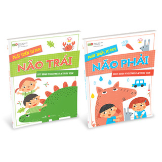 Sách - Phát triển đại não thiên tài - Não trái, Não Phải - Sách rèn luyện trí não