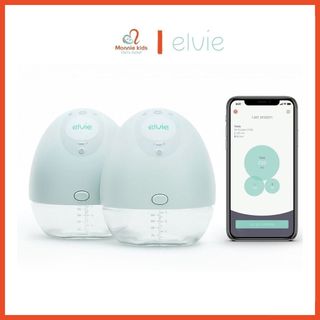 Máy hút sữa điện đôi không dây Elvie Pump cho mẹ, máy vắt sữa cầm tay di động cho mẹ - Monnie Kids