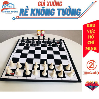  Bộ Bàn Cờ Vua Có Nam Châm Hít Size 24 x 24 x2 Tiện Lợi Xếp Gọn Cực Đẹp Phiên Bản Bỏ Túi
