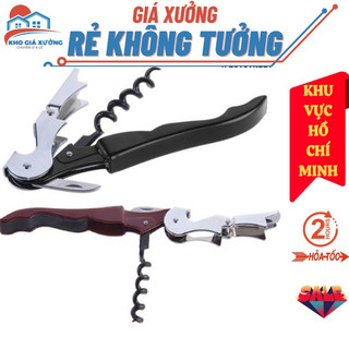  Dụng Cụ Khui Mở Rượu Vang Mở Nắp Chai Đồ Hộp Bằng ,Chất Liệu Thép Không GỈ Cứng Cáp, Chịu Va Đập