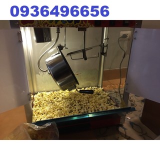 Máy làm bắp rang bơ,máy làm bỏng ngô,nổ bỏng ngô điện tủ kính chính hãng 100% Bảo hành 12 tháng