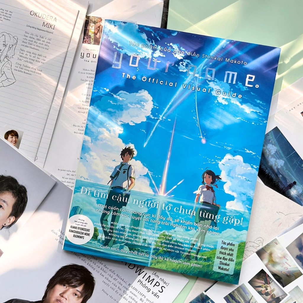 Sách : Your name official visual guide
