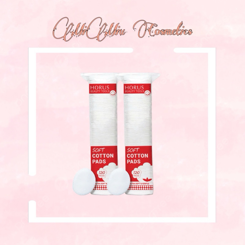 Bông tẩy trang Horus Soft Cotton Pads 120 miếng